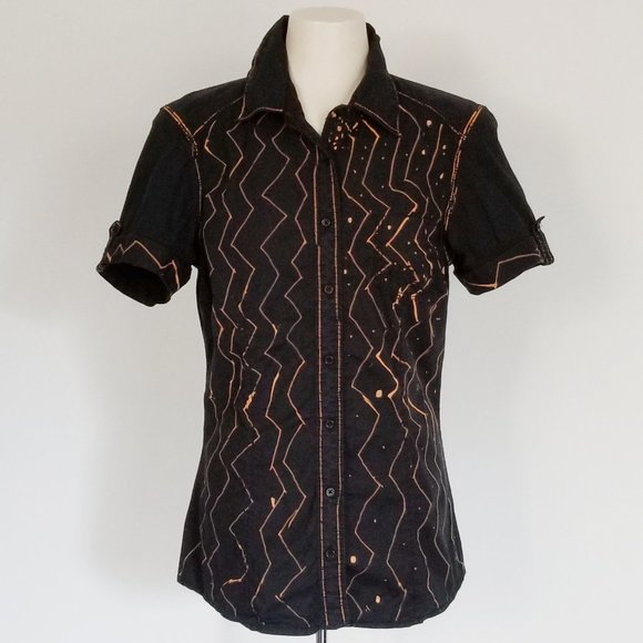 Refashioned ZigZag Shirt (S/M) - Picture 2 of 8